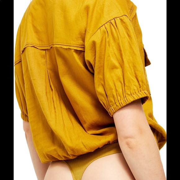 FREE PEOPLE So-Fari Satin Utility Bodysuit NWT! - Picture 2 of 4